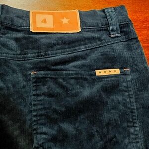 Fourstar Clothing Guy Mariano Black Corduroys Size 32